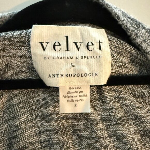 Anthropologie Velvet Long Cardigan - Picture 3 of 5